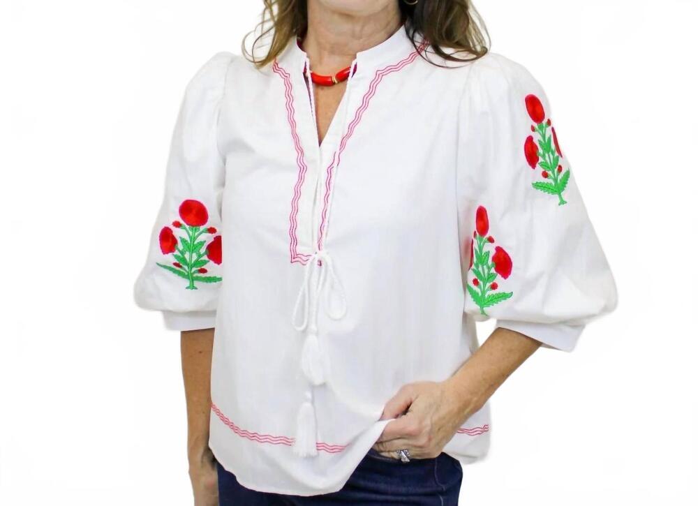NEW JODIFL desert rose blouse in white